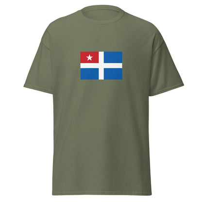 Greece - Cretan State (1898-1913) | Historical Greek Flag Interactive T-shirt