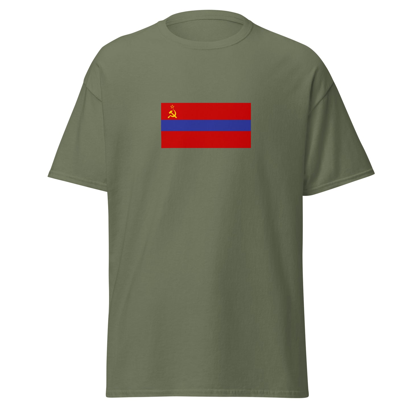 Armenia - Armenian Soviet Socialist Republic (1952-1990) | Historical Armenian Flag Interactive T-Shirt