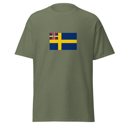 Sweden - United Kingdoms of Sweden and Norway (1814-1905) | Historical Swedish Flag Interactive T-shirt