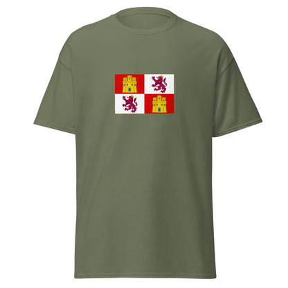 Dominican Republic - Crown of Castile (1492-1516) | Historical Dominican Flag Interactive T-Shirt