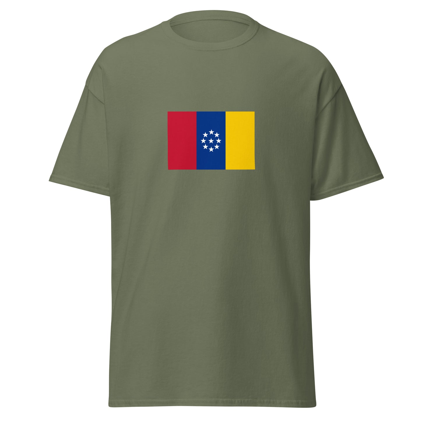 Colombia - United States of Colombia (1861) | Historical Colombian Flag Interactive T-Shirt