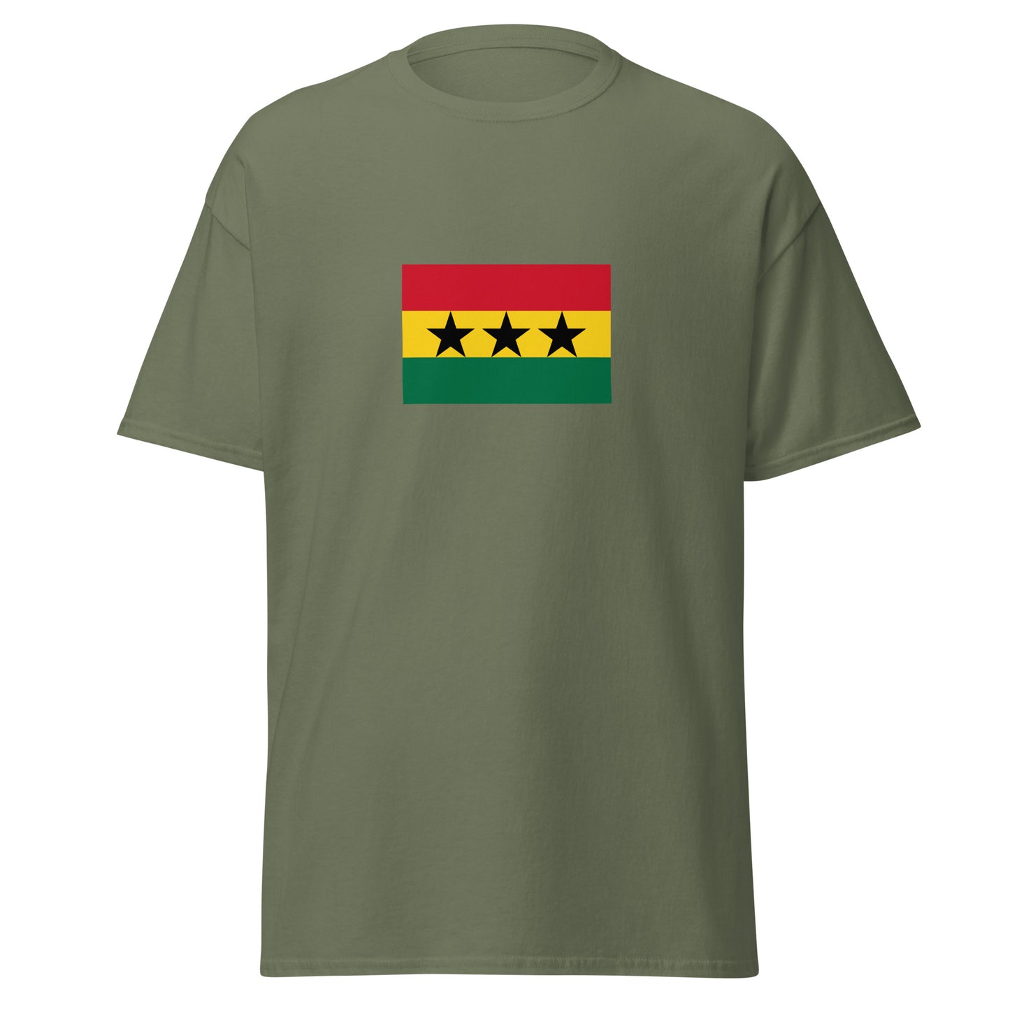 Ghana - Union of African States (1961-1963) | Historical Ghana Flag Interactive T-Shirt