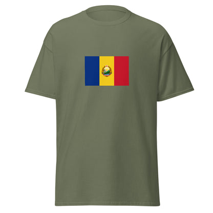 Romania - Socialist Republic of Romania (1947-1989) | Historical Romanian Flag Interactive T-shirt