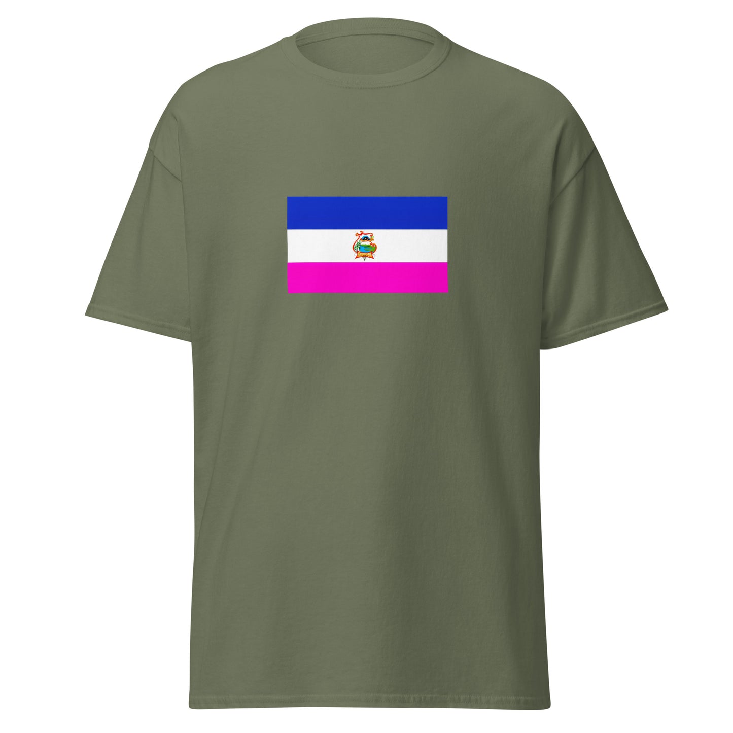 El Salvador - Kingdom of Cuzcatlan (1200-1528) | Historical El Salvador Flag Interactive T-Shirt