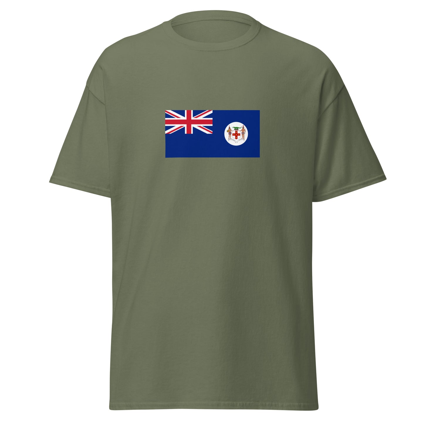 Jamaica - British Colonial Jamaica (1875-1962) | Historical Jamaica Flag Interactive T-Shirt