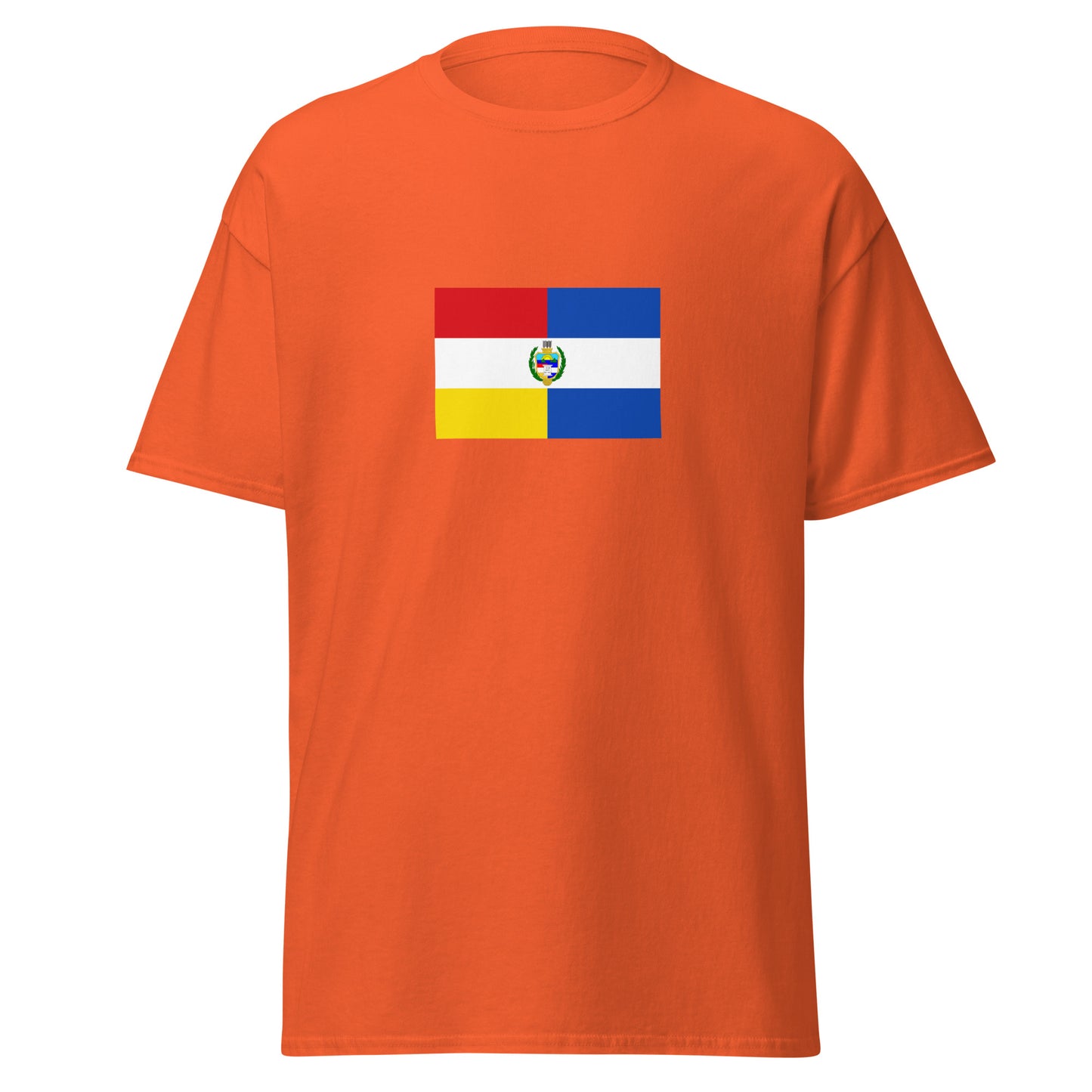 Guatemala - State of Guatemala (1851-1858) | Historical Guatemala Flag Interactive T-Shirt