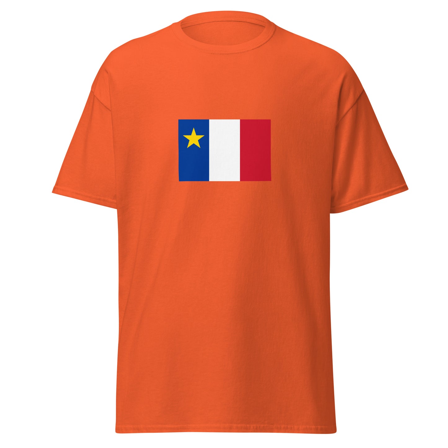 USA - Acadians | Ethnic American Flag Interactive T-shirt