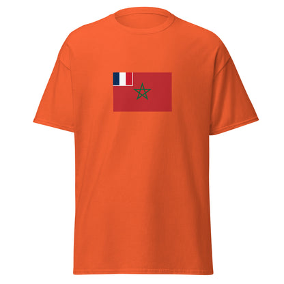 Morocco - French Protectorate in Morocco (1912-1956) | Historical Moroccan Flag Interactive T-Shirt