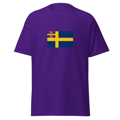 Sweden - United Kingdoms of Sweden and Norway (1814-1905) | Historical Swedish Flag Interactive T-shirt