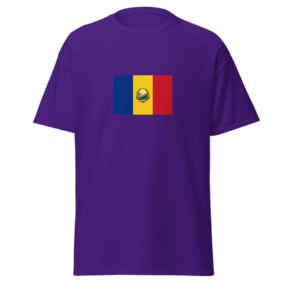 Romania - Socialist Republic of Romania (1947-1989) | Historical Romanian Flag Interactive T-shirt