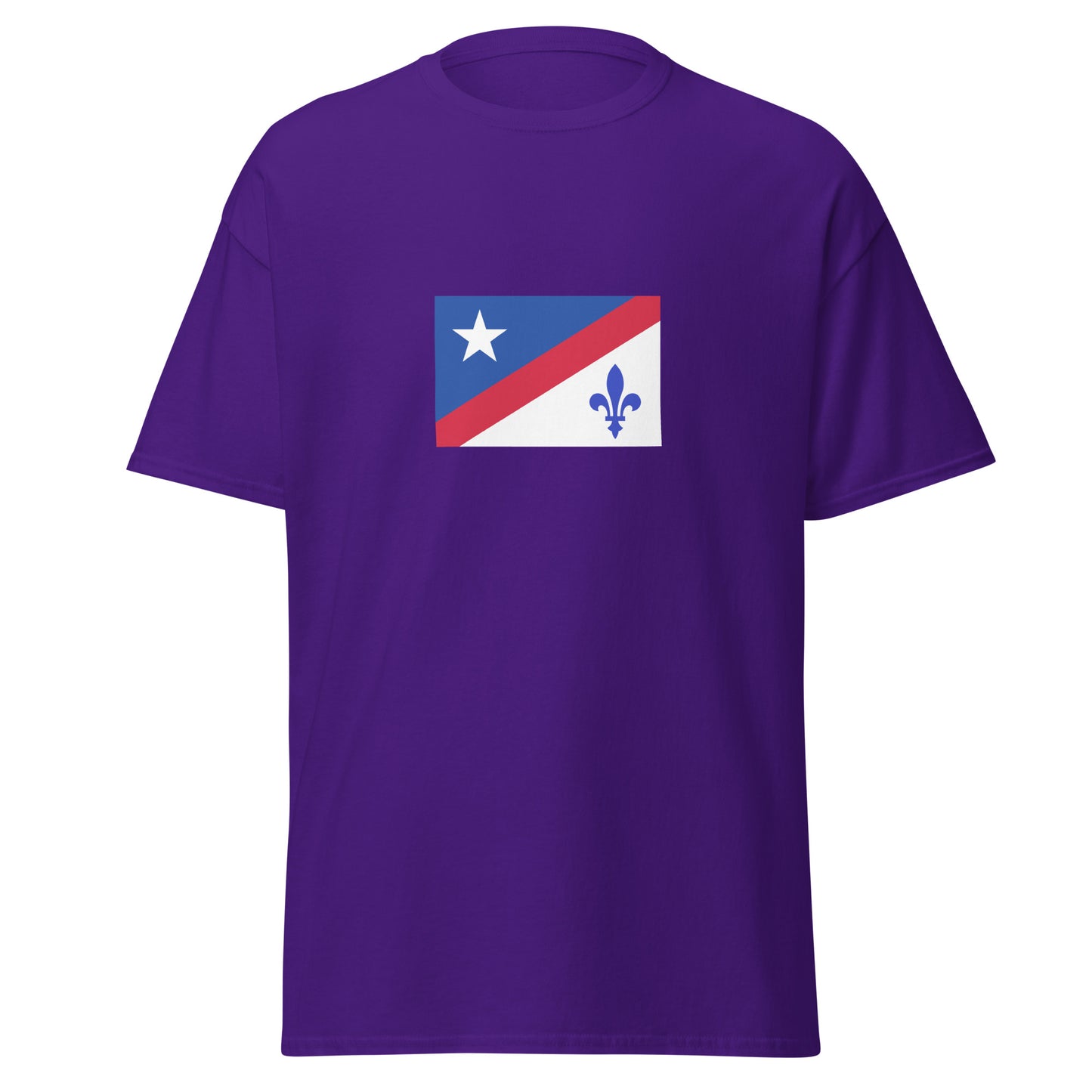 USA - French Americans | Ethnic American Flag Interactive T-shirt