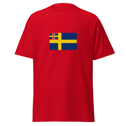 Sweden - United Kingdoms of Sweden and Norway (1814-1905) | Historical Swedish Flag Interactive T-shirt