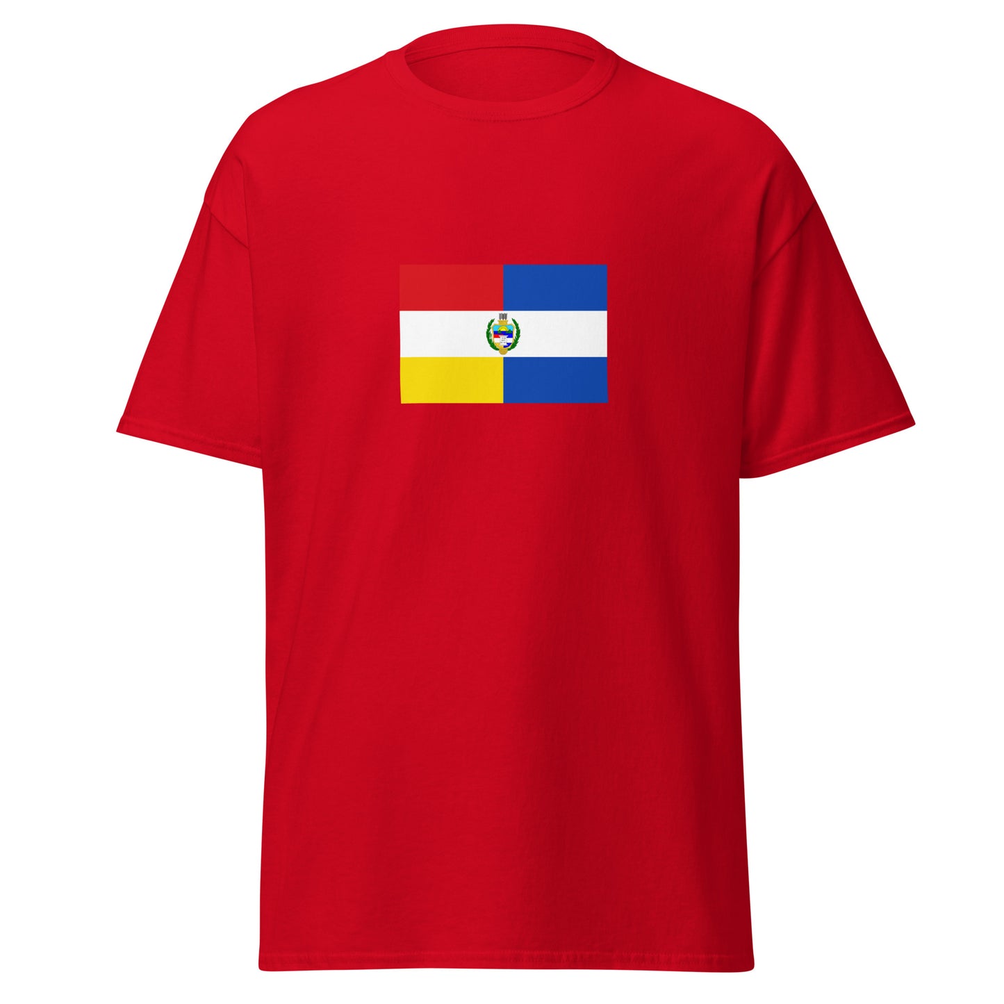 Guatemala - State of Guatemala (1851-1858) | Historical Guatemala Flag Interactive T-Shirt