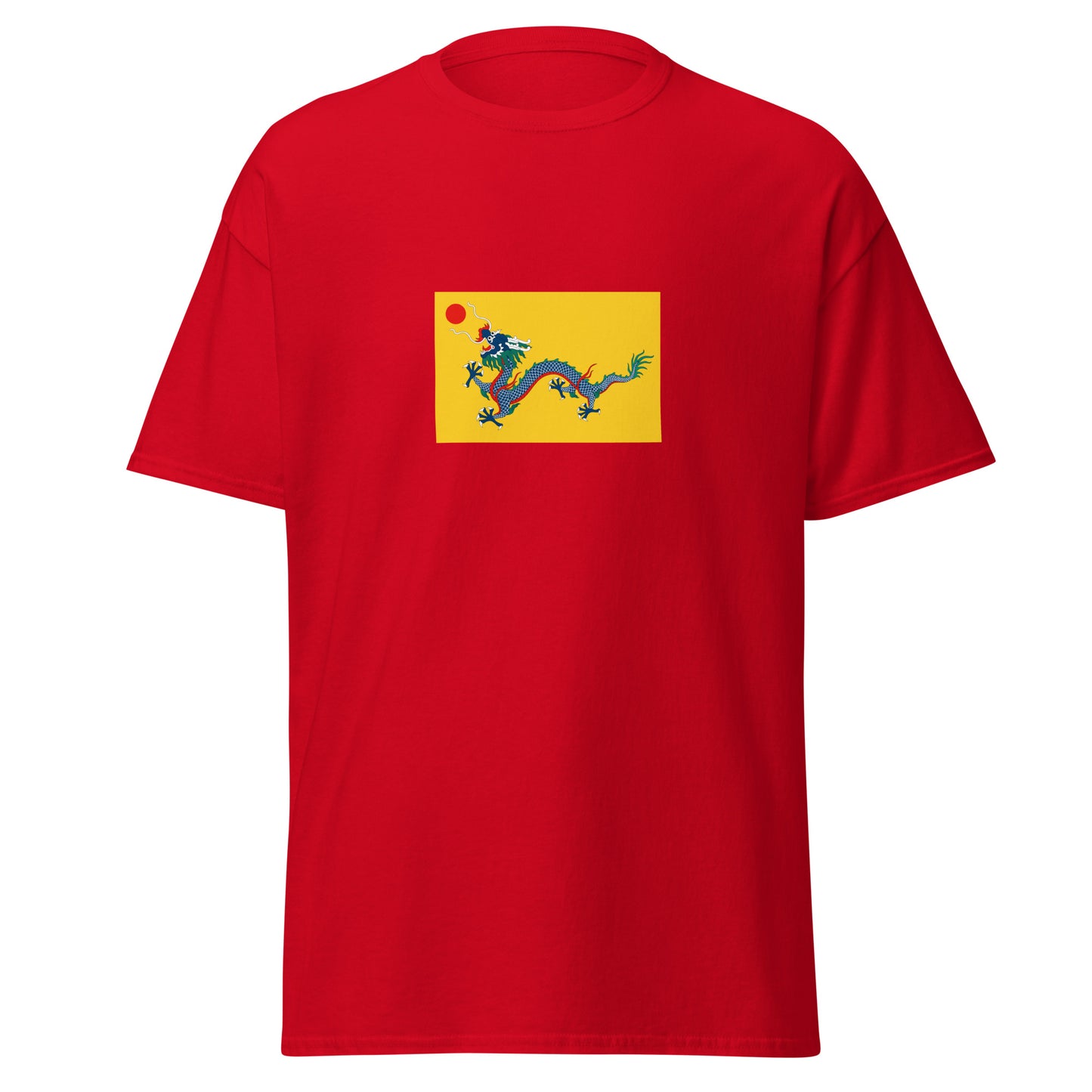 Taiwan - Qing Dynasty (1890-1895) | Historical Taiwanese Flag Interactive T-shirt