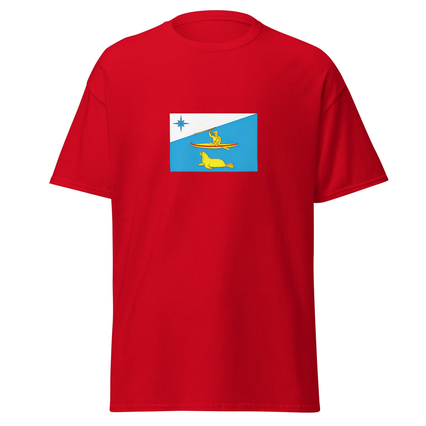 USA - Aleuts People | Indigenous American Flag Interactive T-shirt