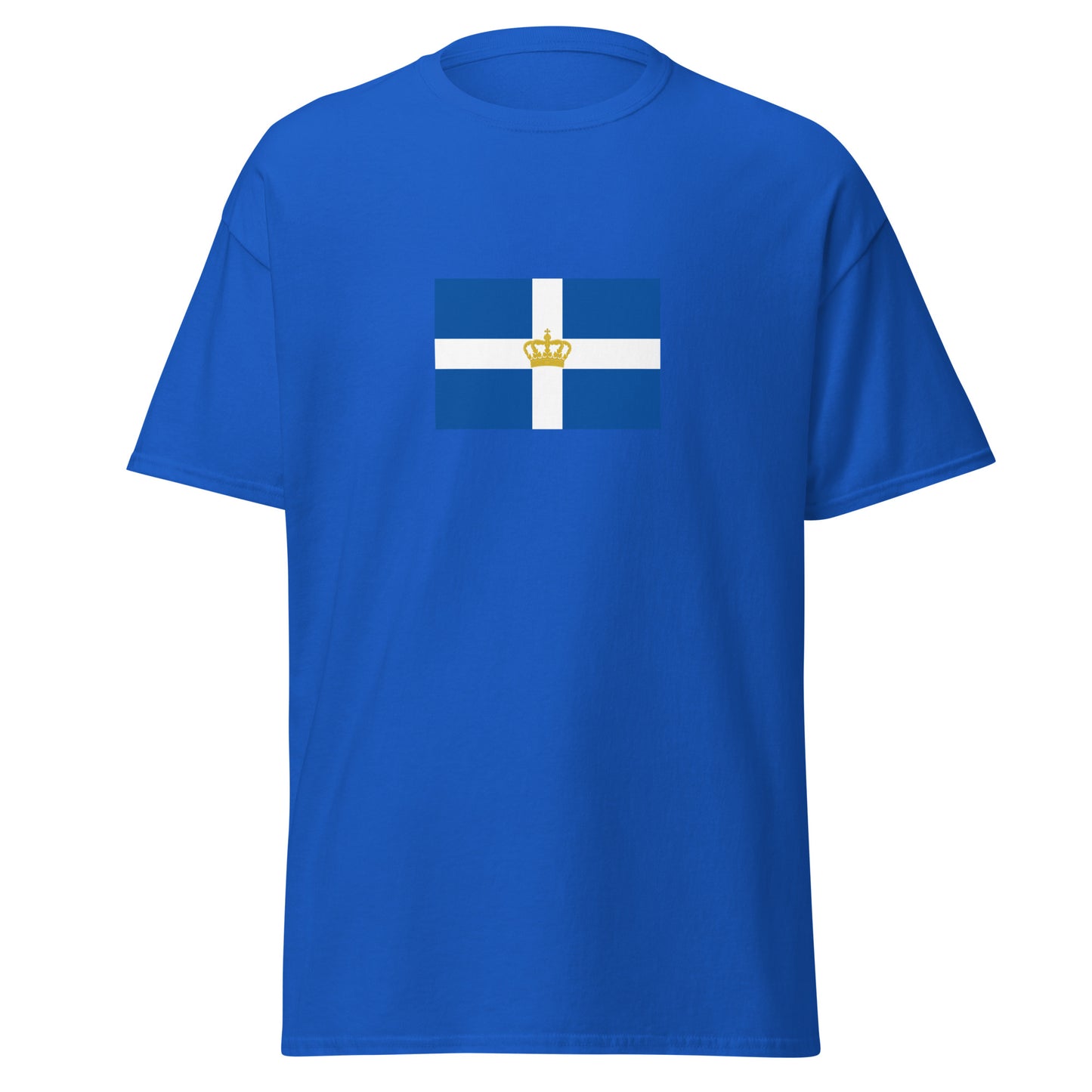 Greece - Kingdom of Greece (1863-1970) | Historical Greek Flag Interactive T-Shirt