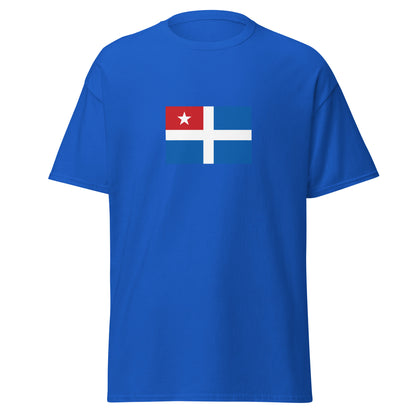 Greece - Cretan State (1898-1913) | Historical Greek Flag Interactive T-shirt