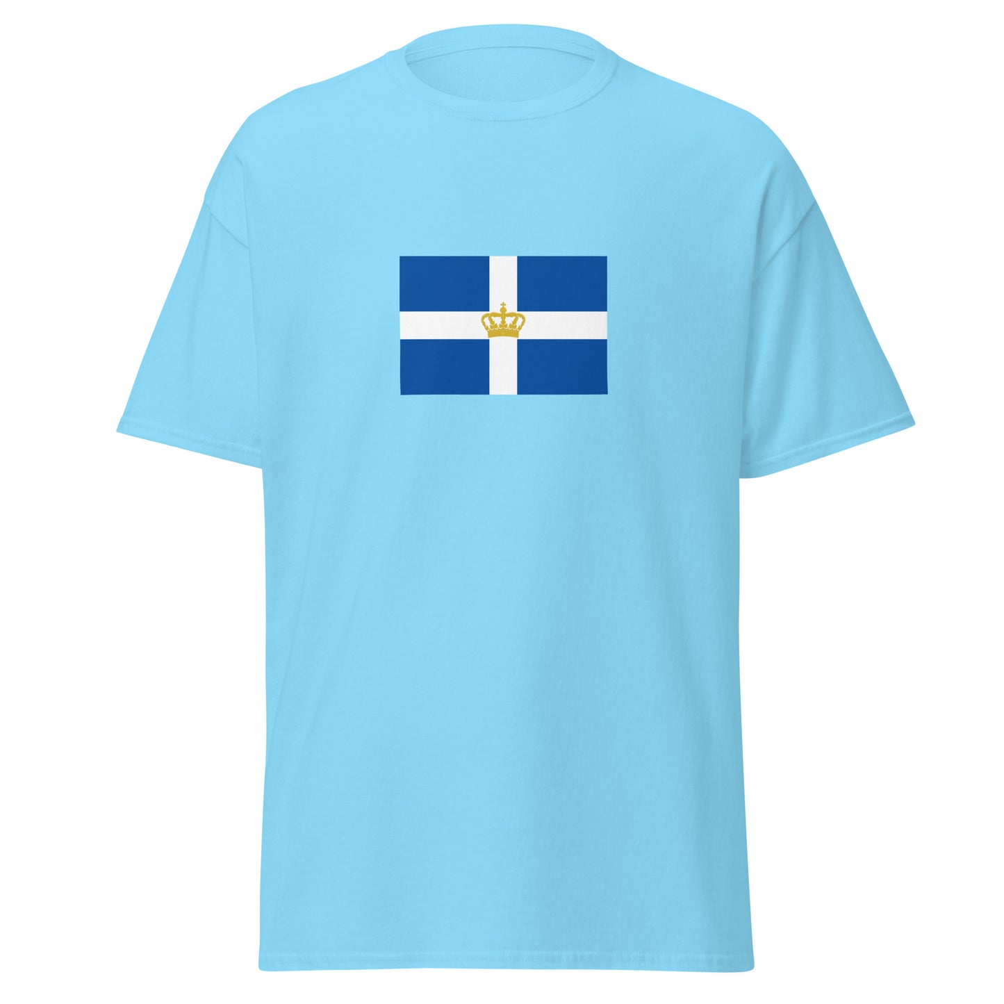 Greece - Kingdom of Greece (1863-1970) | Historical Greek Flag Interactive T-Shirt