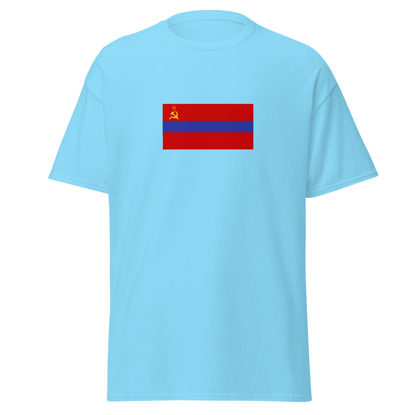 Armenia - Armenian Soviet Socialist Republic (1952-1990) | Historical Armenian Flag Interactive T-Shirt