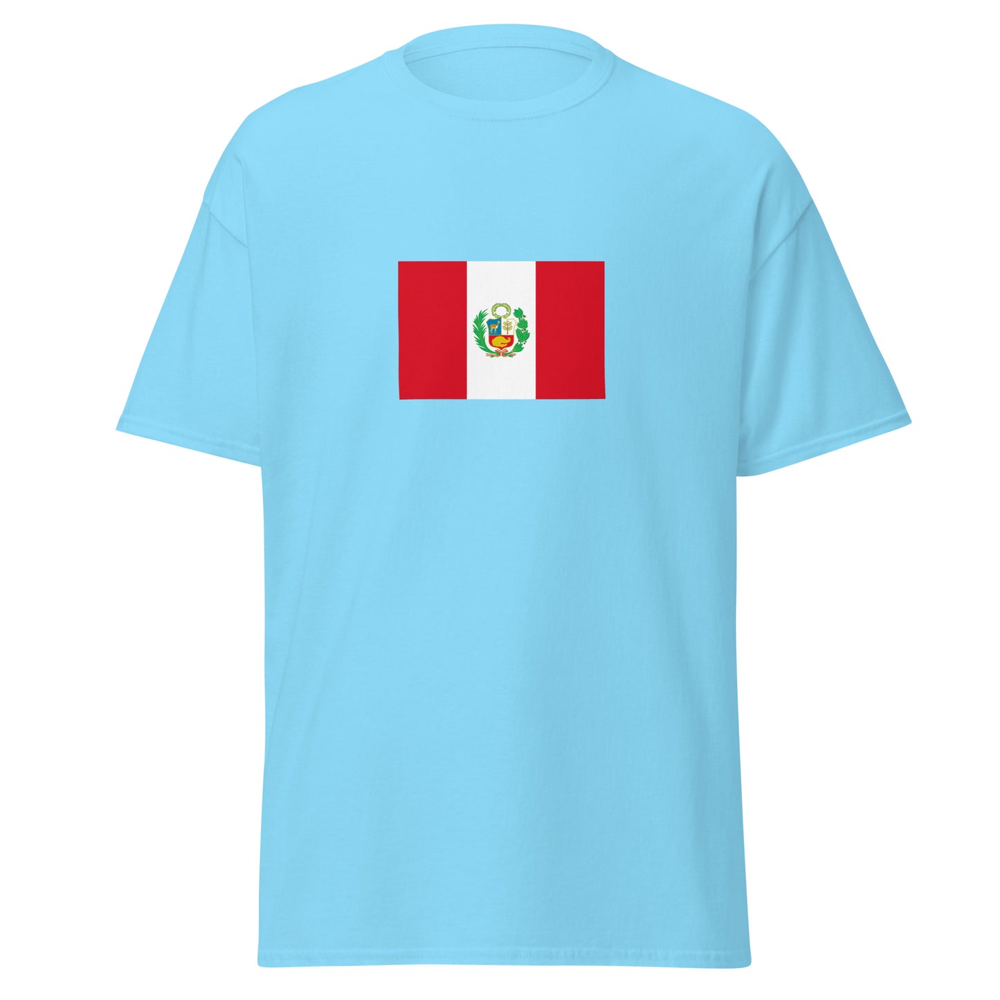 Peru - Peruvian Republic (1825-1884) | Historical Peru Flag Interactive T-Shirt