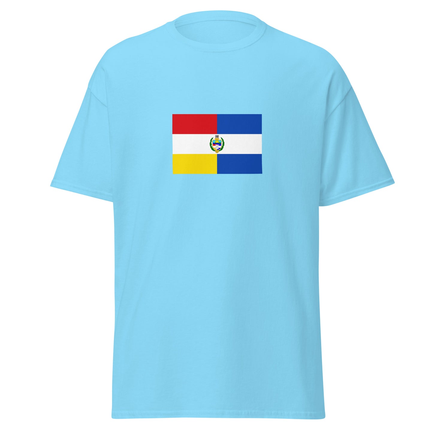 Guatemala - State of Guatemala (1851-1858) | Historical Guatemala Flag Interactive T-Shirt