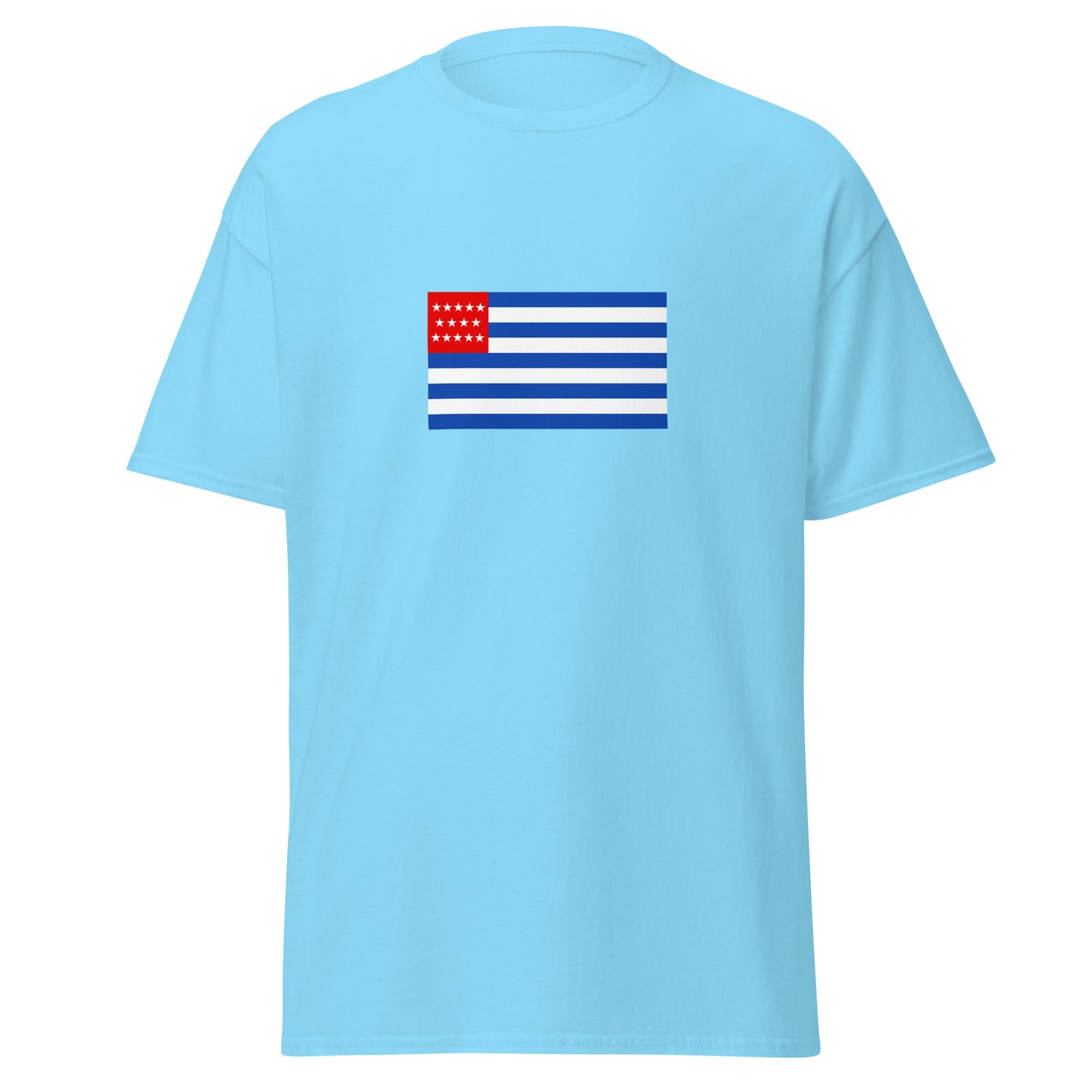 El Salvador - State of El Salvador (1865-1877) | Historical El Salvador Flag Interactive T-Shirt