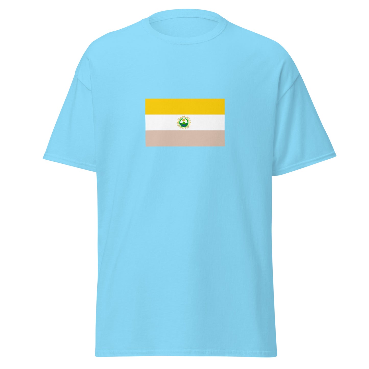 Nicaragua - Republic of Nicaragua (1839-1889) | Historical Nicaragua Flag Interactive T-Shirt