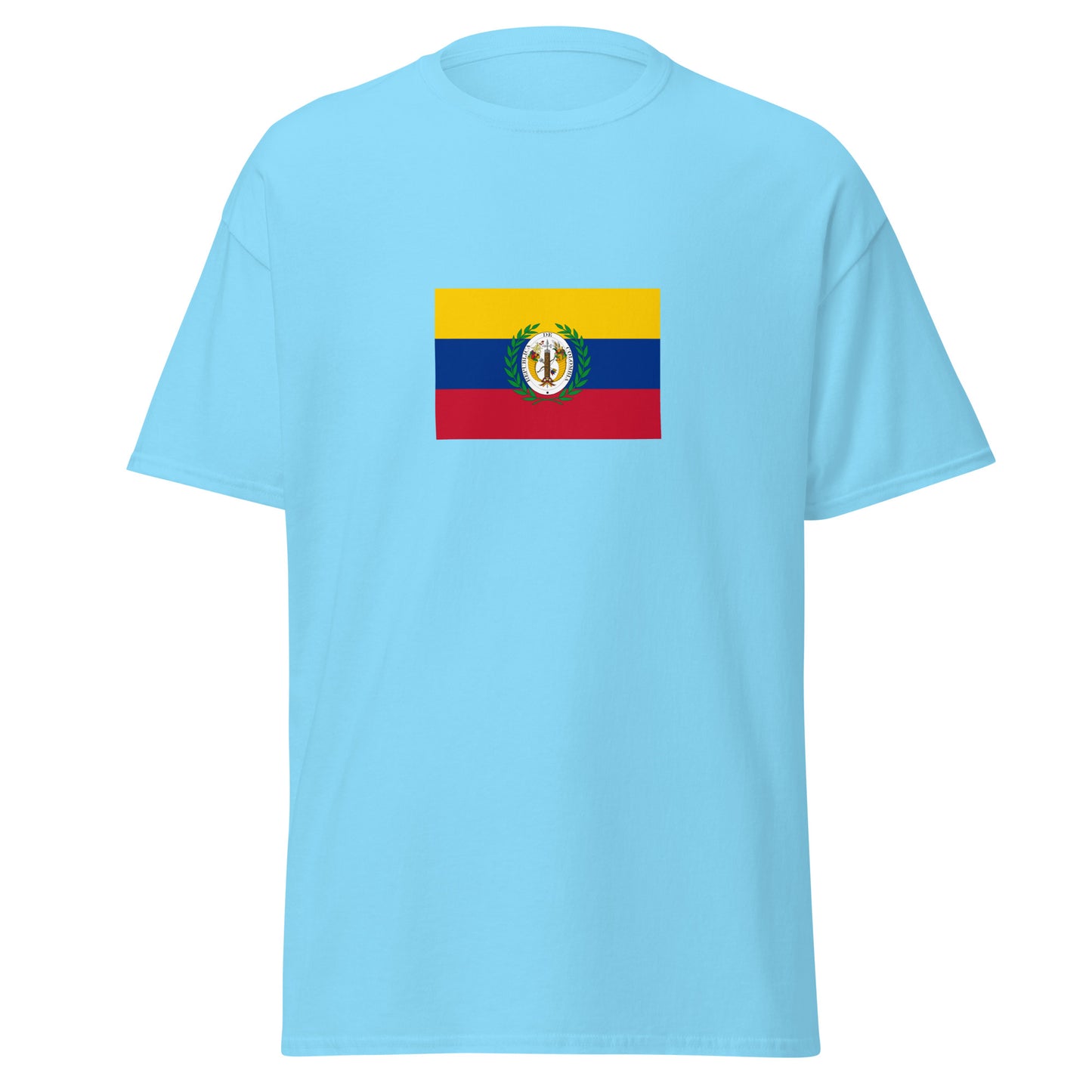 Ecuador - Gran Colombia (1819-1831) | Historical Ecuador Flag Interactive T-Shirt