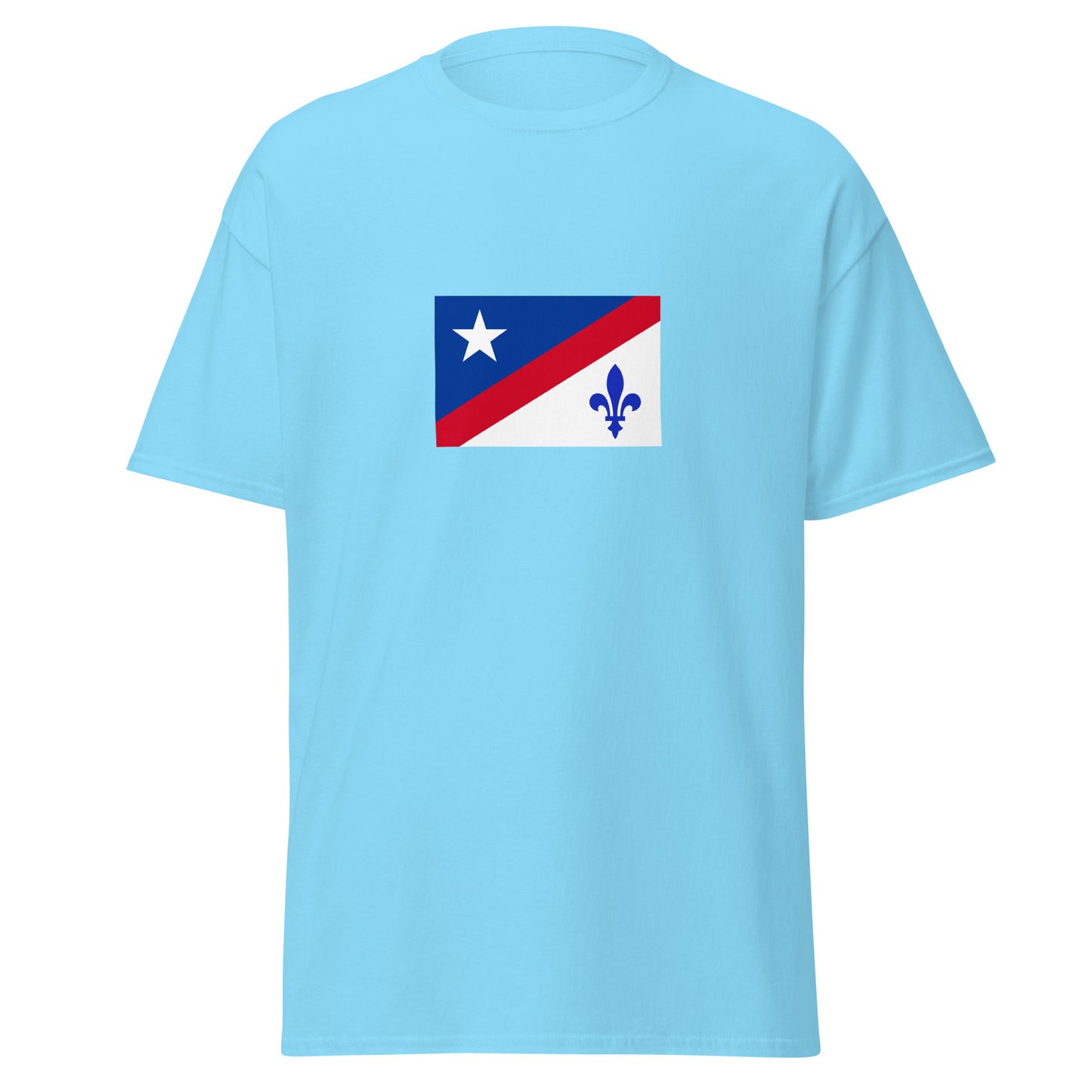 USA - French Americans | Ethnic American Flag Interactive T-shirt