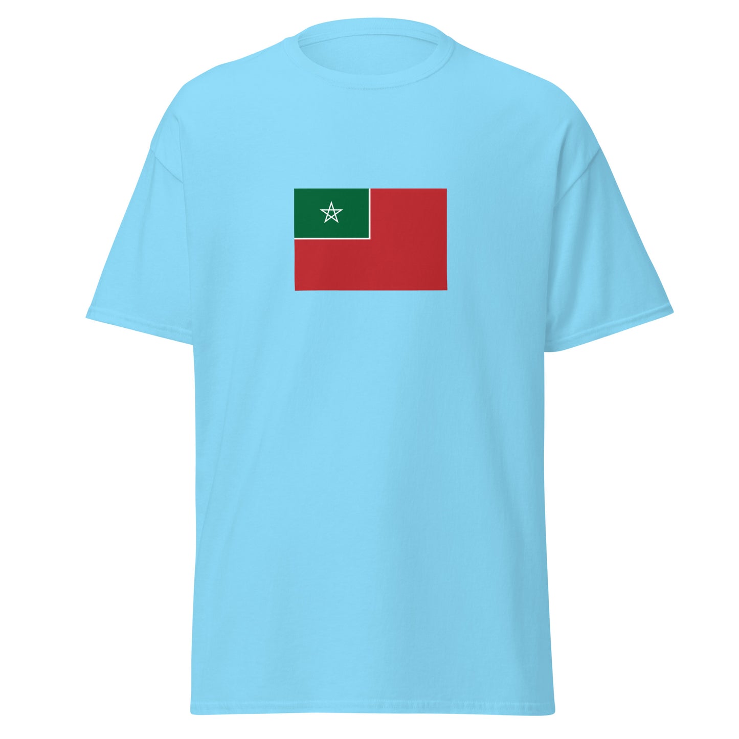 Morocco - Spanish Protectorate in Morocco (1912-1956) | Historical Morocco Flag Interactive T-Shirt