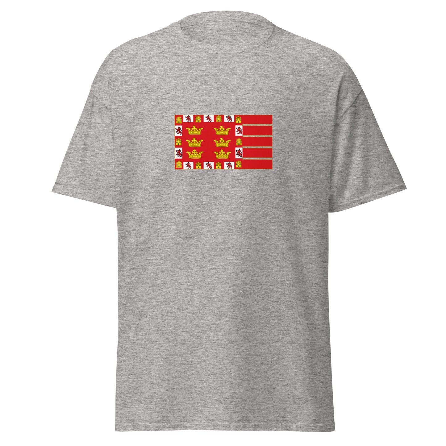 Spain - Kingdom of Murcia (1266-1833) | HIstorical Spanish Flag Interactive T-shirt