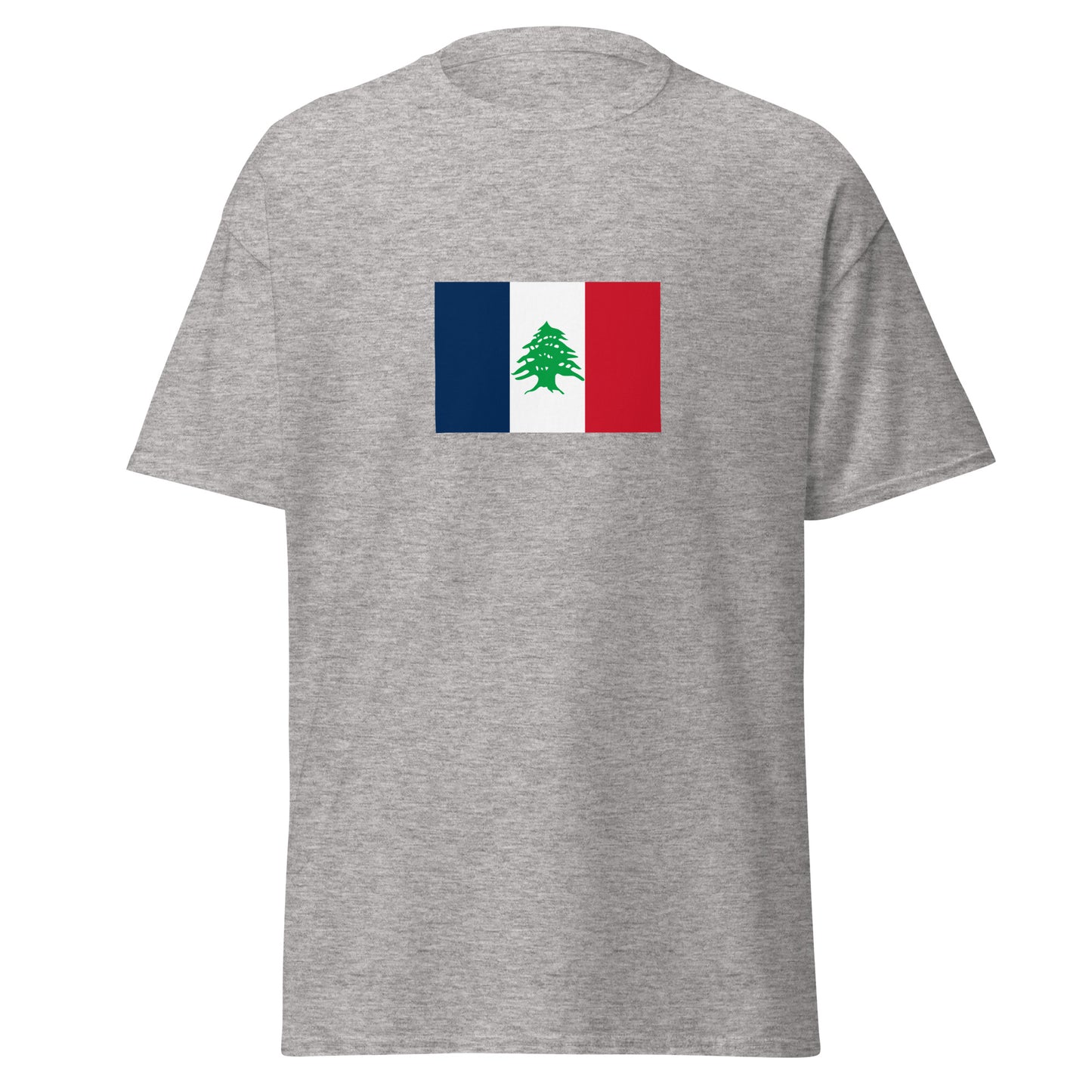 Lebanon - Greater Lebanon (1920-1943) | Historical Lebanese Flag Interactive T-Shirt