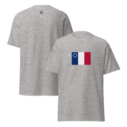 USA - New France (1534-1763) | Historical American Flag Interactive T-Shirt