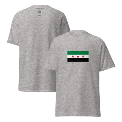 Syria - Syrian Republic (1930-1963) | Historical Syrian Flag Interactive T-shirt