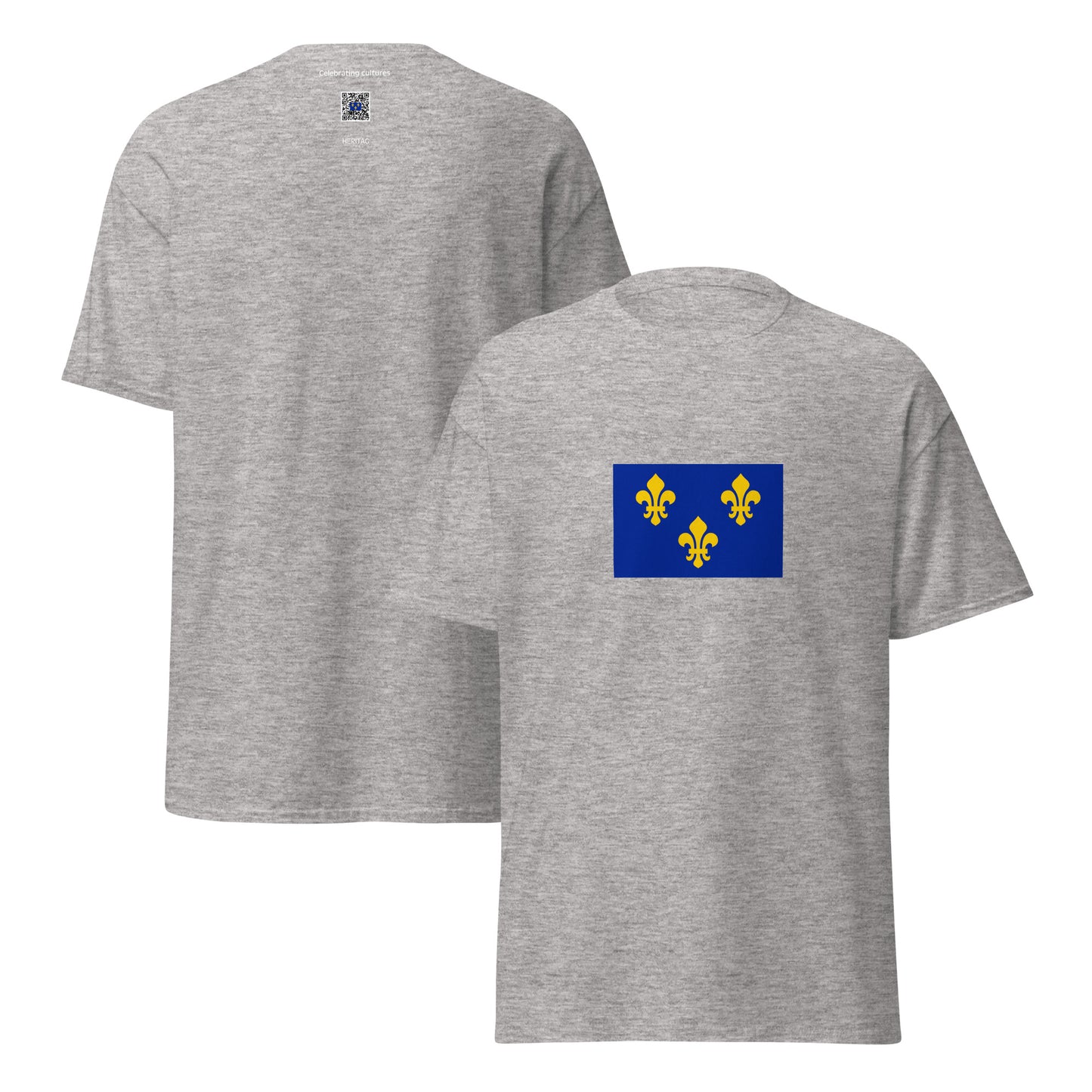 France - Kingdom of France (843-1792) | History French Flag Interactive T-Shirt