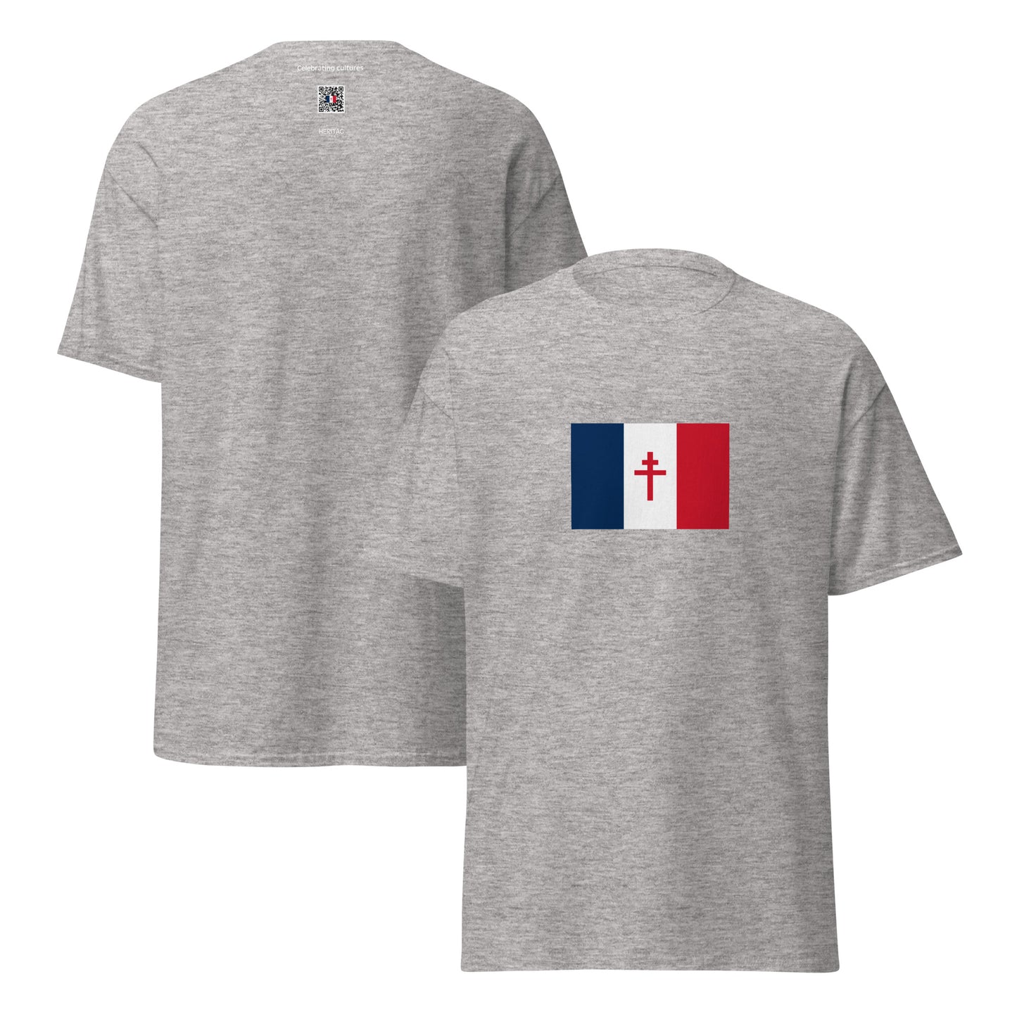 France - Free France (1940-1944) | Historical French Flag Interactive T-Shirt