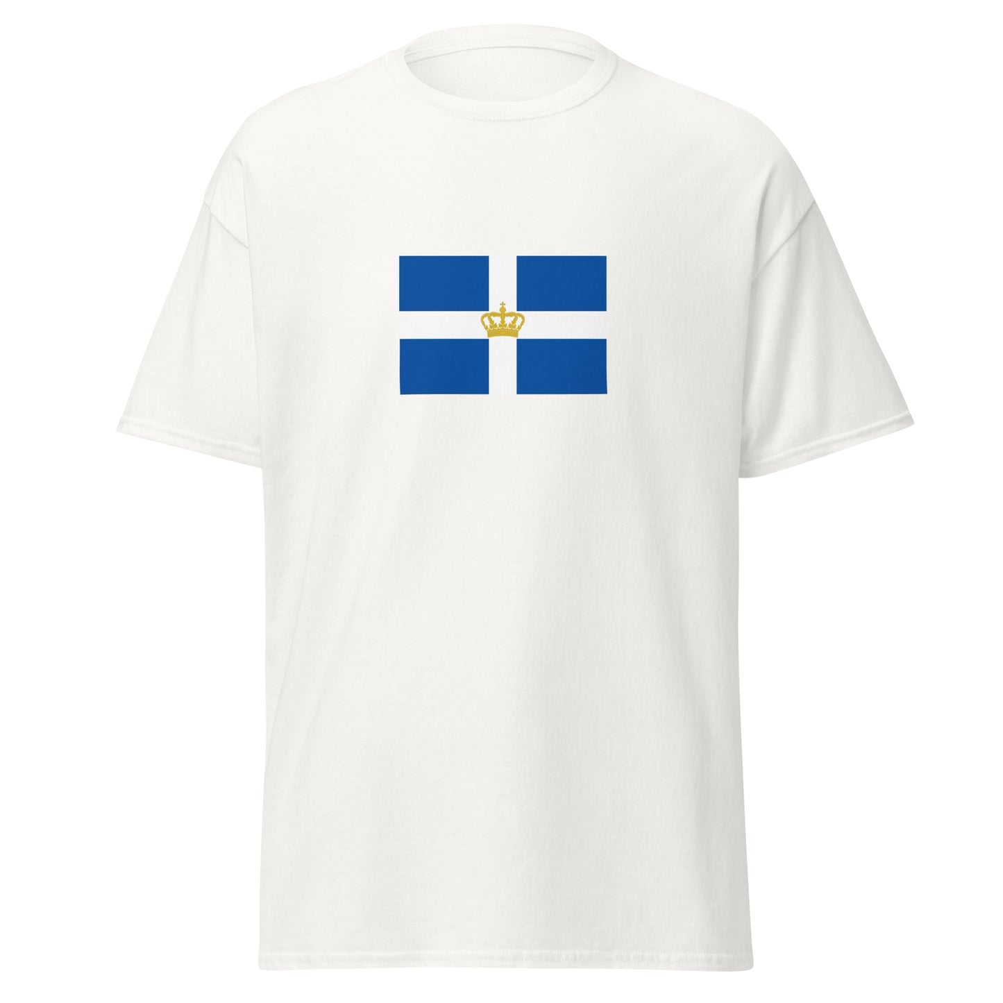 Greece - Kingdom of Greece (1863-1970) | Historical Greek Flag Interactive T-Shirt