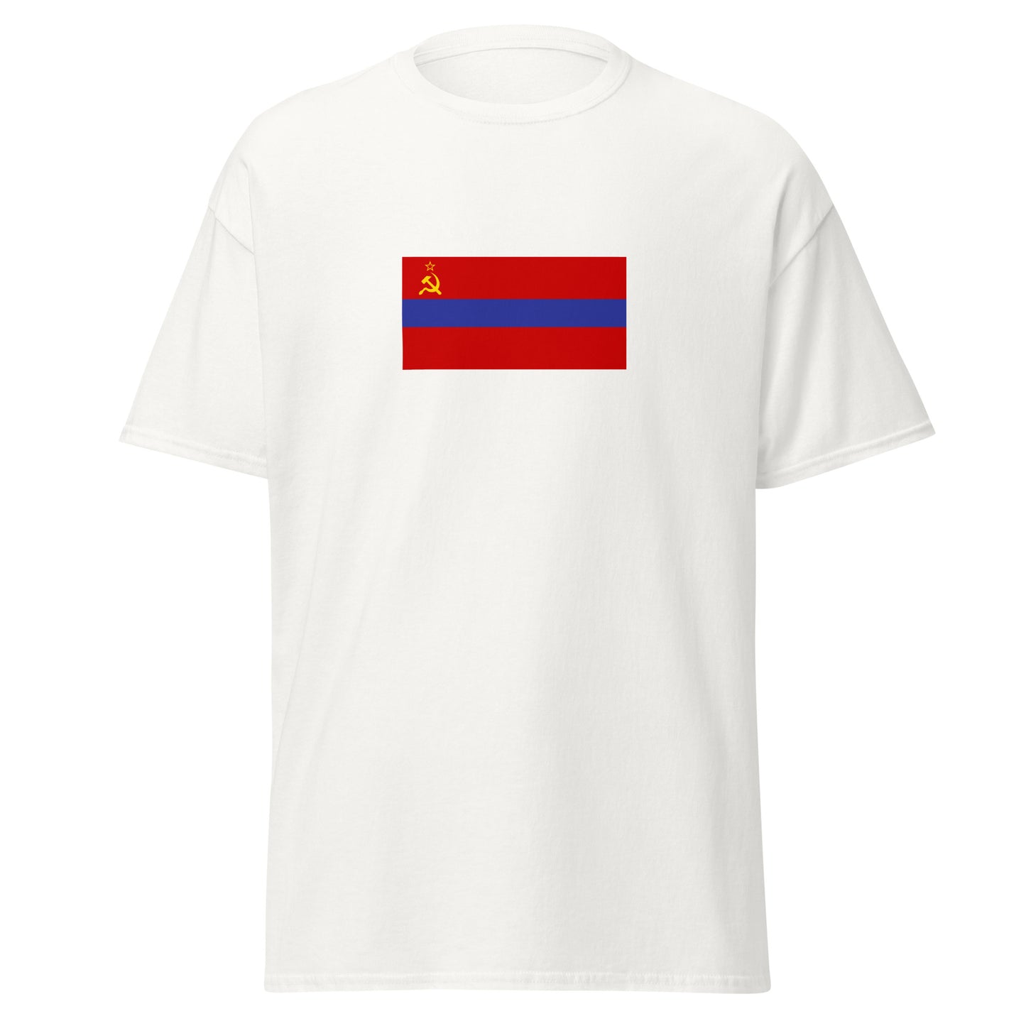 Armenia - Armenian Soviet Socialist Republic (1952-1990) | Historical Armenian Flag Interactive T-Shirt