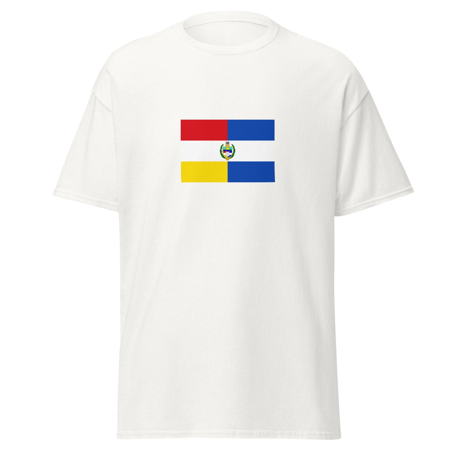 Guatemala - State of Guatemala (1851-1858) | Historical Guatemala Flag Interactive T-Shirt