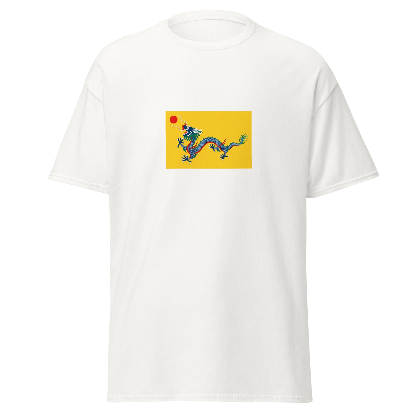 Taiwan - Qing Dynasty (1890-1895) | Historical Taiwanese Flag Interactive T-shirt