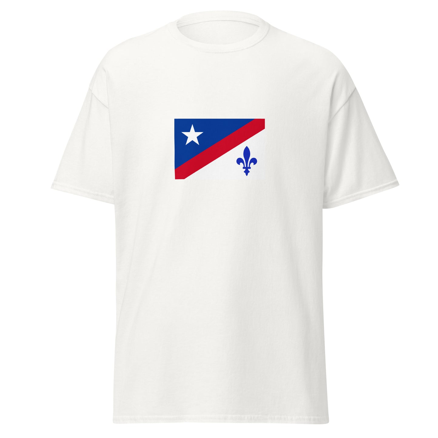 USA - French Americans | Ethnic American Flag Interactive T-shirt