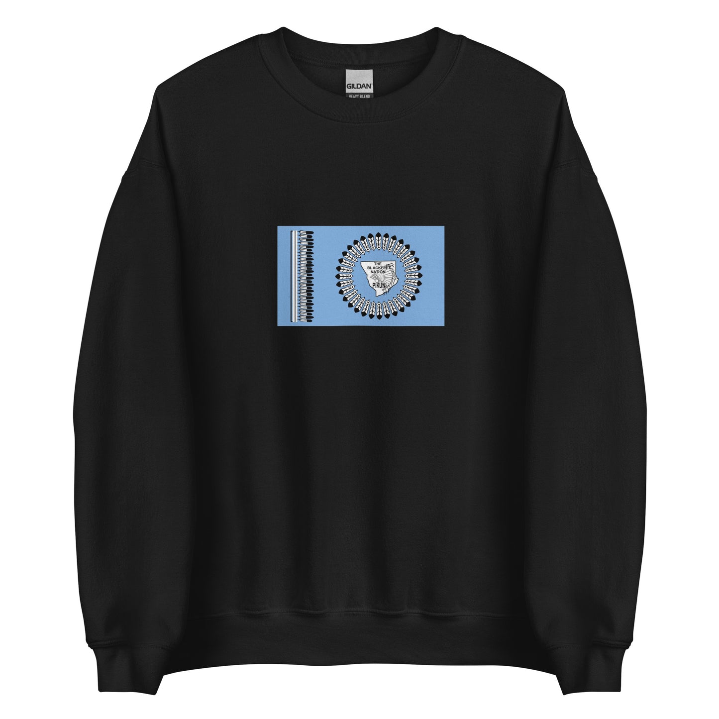 USA - Blackfeet people | Native American Flag Interactive Sweatshirt