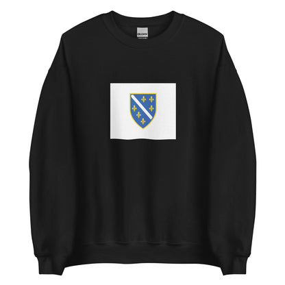 Bosnia Herzegovina - Bosniaks | Ethnic Bosnian Flag Interactive Sweatshirt