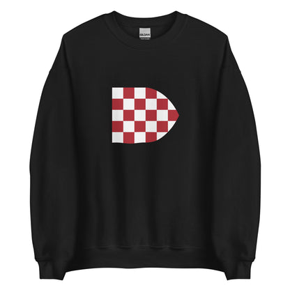 Croatia - Kingdom of Croatia and Dalmatia (1102-1526) | Historical Croatian Flag Interactive Sweatshirt