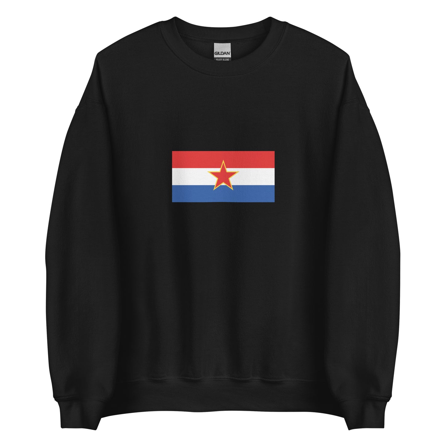 Croatia - Socialist Republic of Croatia (1941-1991) | Historical Croatian Flag Interactive Sweatshirt