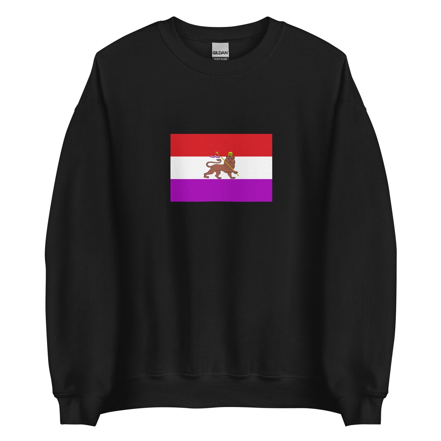 Ethiopia - Ethiopian Empire (1876-1881) | Historical Ethiopian Flag Interactive Sweatshirt