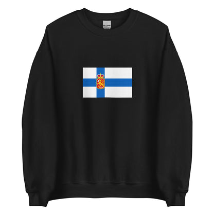 Finland - Kingdom of Finland (1918-1920) | Historical Finnish Flag Interactive Sweatshirt