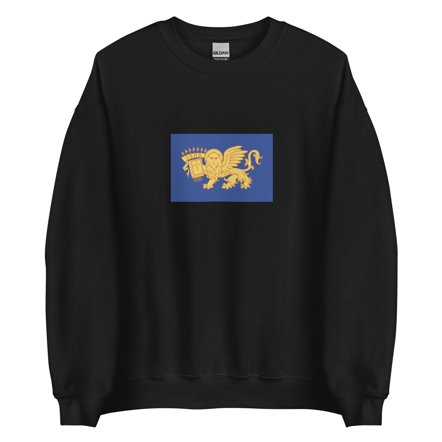 Greece - Septinsular Republic (1800-1807) | Historical Greek Flag Interactive Sweatshirt