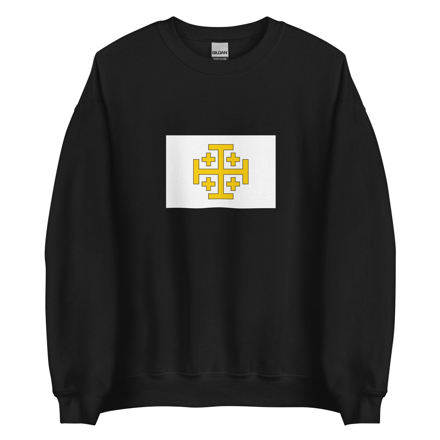 Israel - Kingdom of Jerusalem (1099-1291) | Historical Israeli Flag Interactive Sweatshirt