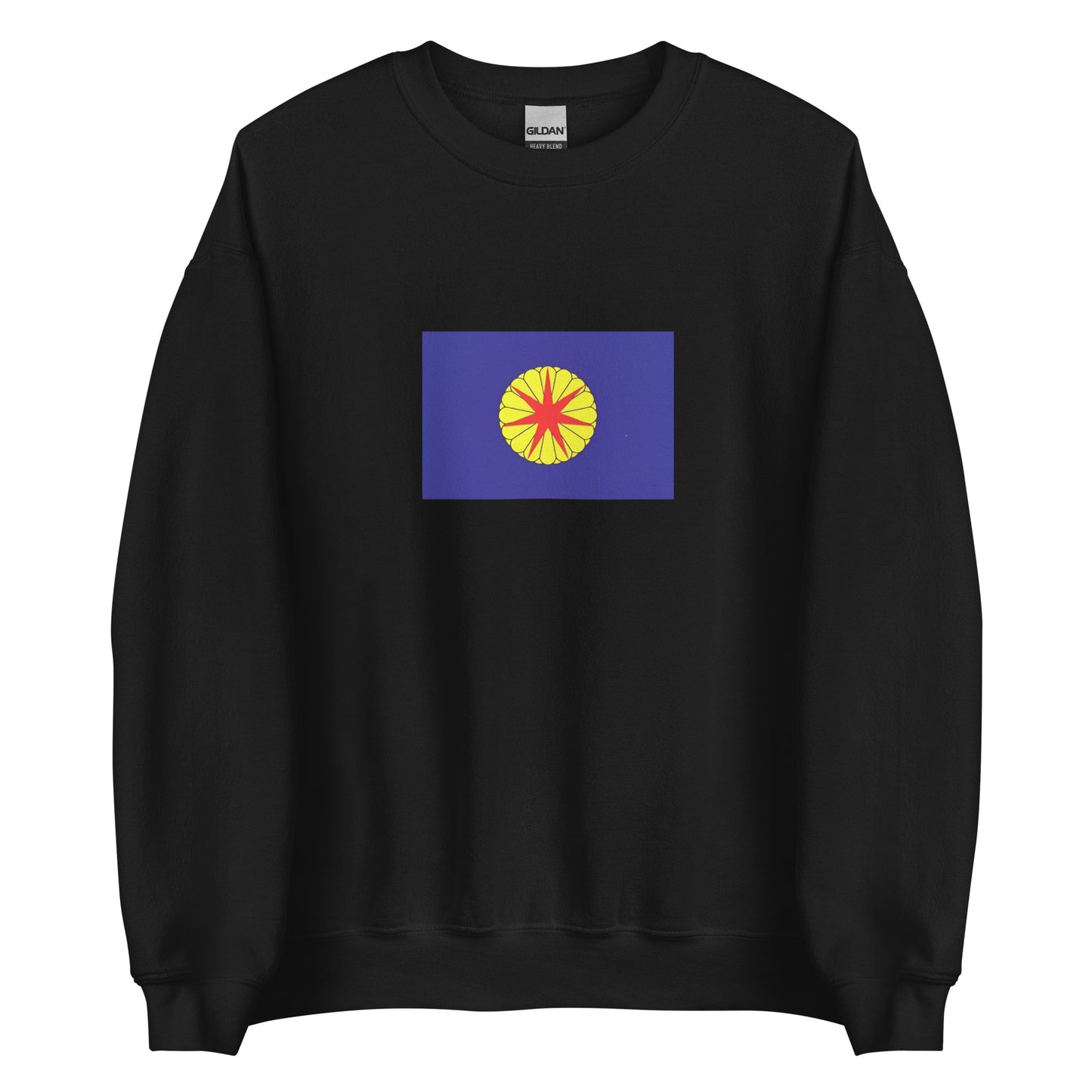 Japan - Republic of Ezo (1869-1869) | Historical Japanese Flag Interactive Sweatshirt